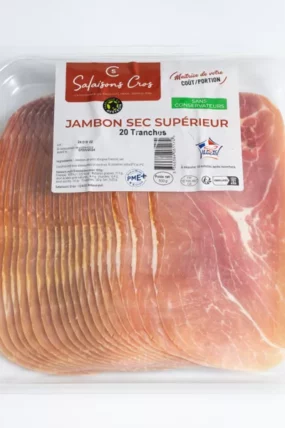 Jambon sec 20 tranches 500g
